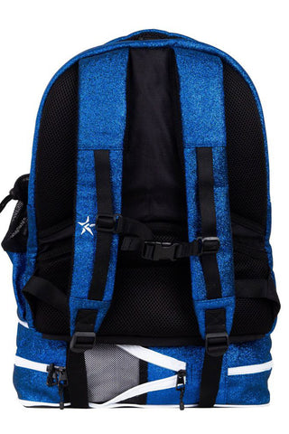 Royal Blue Rebel Dream Bag Plus with White Zipper with California Allstars Crystal Logo