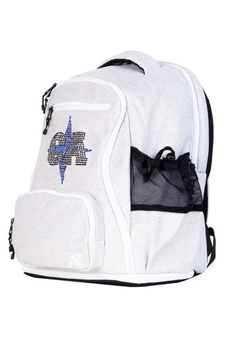 Opalescent Rebel Dream Bag Plus with White Zipper with California Allstars Crystal Logo