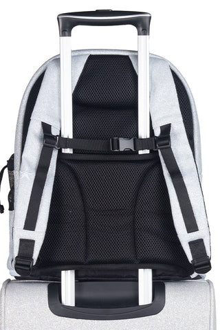 Opalescent Rebel Dream Bag Plus with White Zipper with California Allstars Crystal Logo