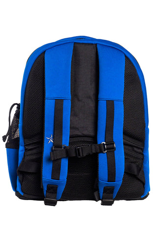 Neoprene in Royal Blue Rebel Dream Bag Plus with Black Zipper with California Allstars Crystal Logo