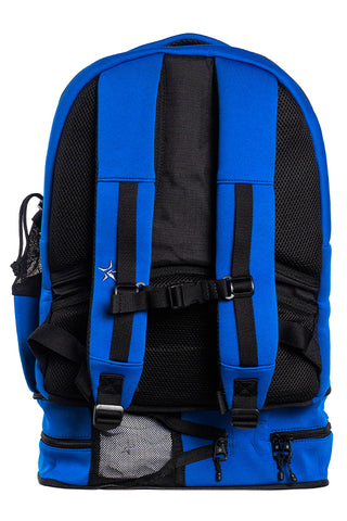 Neoprene in Royal Blue Rebel Dream Bag Plus with Black Zipper with California Allstars Crystal Logo