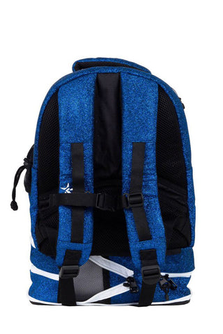 Royal Blue Rebel Baby Dream Bag with White Zipper with California Allstars Crystal Logo