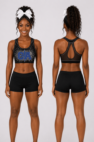California Allstars Crystal Crush Bra Option 3